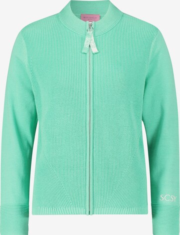 Betty Barclay Knit Cardigan in Green: front