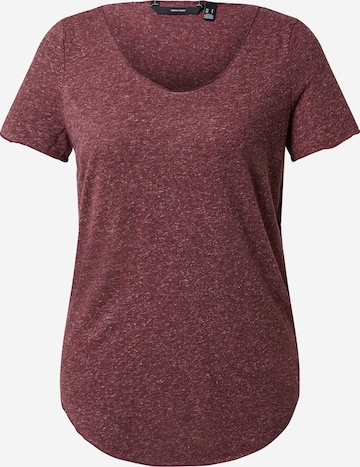 VERO MODA Shirt 'Lua' in Rood: voorkant