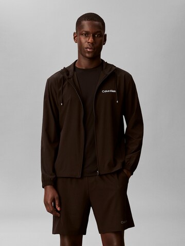 Veste mi-saison Calvin Klein Sport en noir : devant