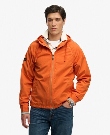 Veste mi-saison Superdry & Co en orange : devant