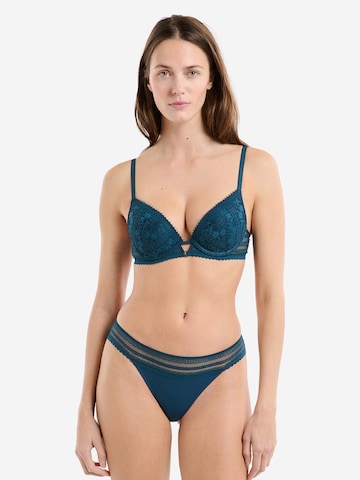 ETAM Push-up Bra 'Aura' in Blue