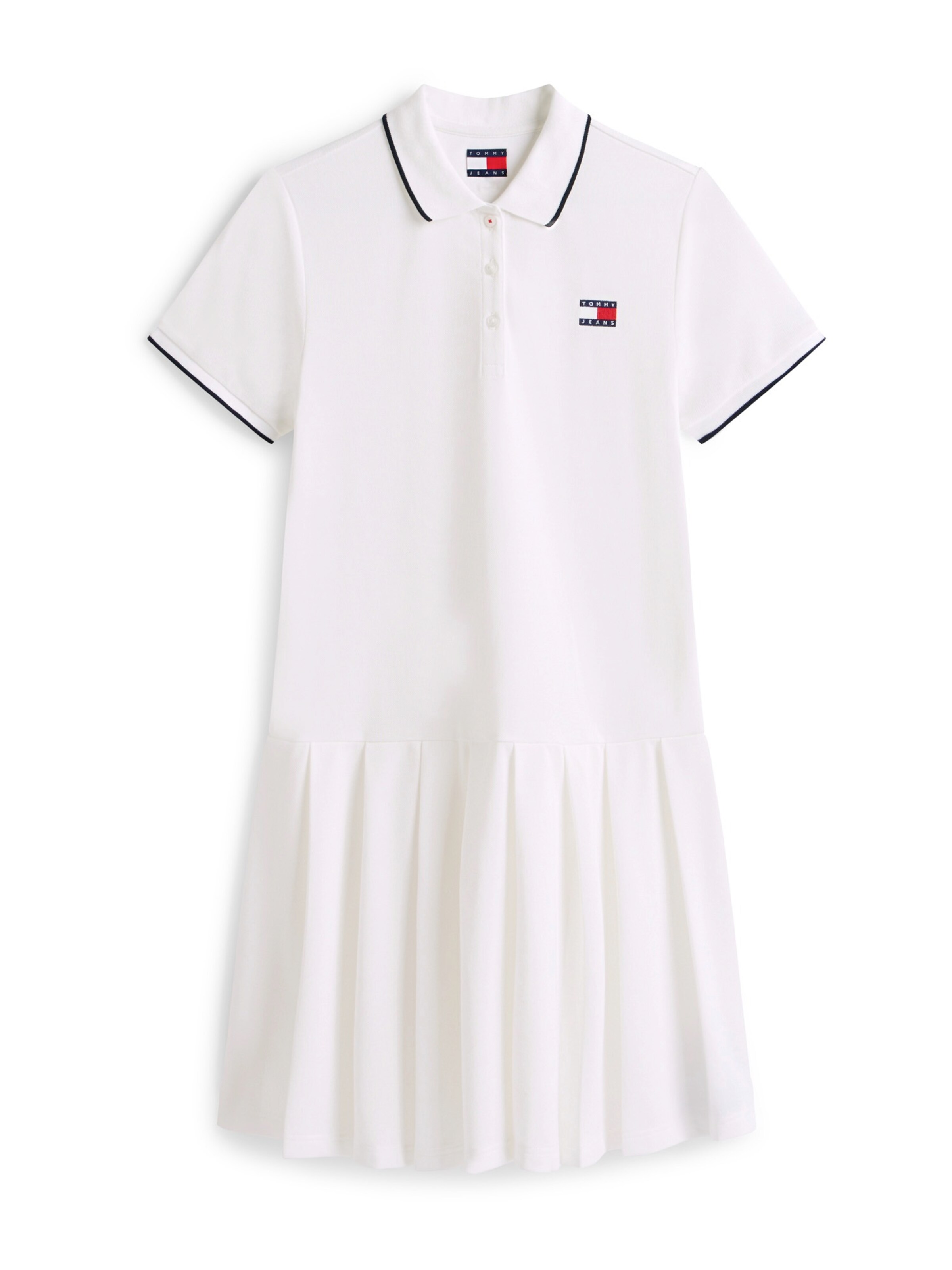 Rochie de la Tommy Jeans pe alb: față