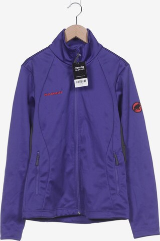 MAMMUT Sweatshirt & Zip-Up Hoodie in S in Purple: front
