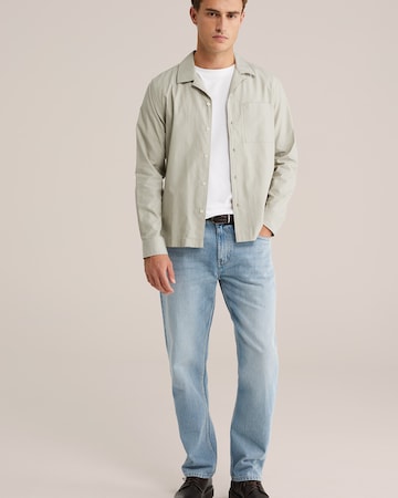 WE Fashion Regular fit Ing - zöld