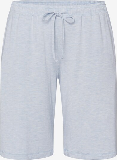 Hanro Pantalon de pyjama ' Natural Elegance ' en bleu clair, Vue avec produit