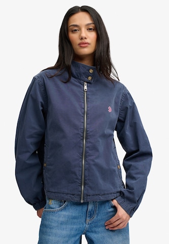 Veste mi-saison 'Harrington' Superdry & Co en bleu : devant