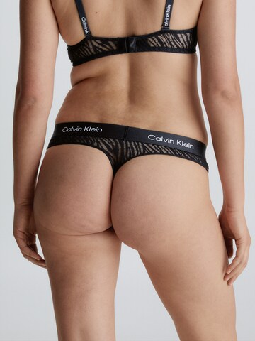 Tanga de la Calvin Klein Underwear pe negru