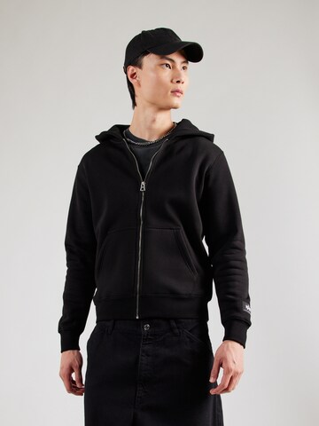 ALPHA INDUSTRIES Кофта на молнии в Черный