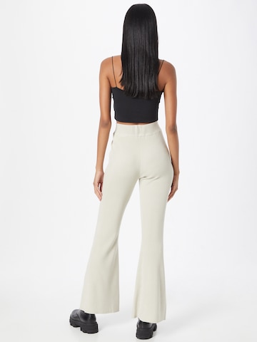 Missguided Flared Byxa i beige