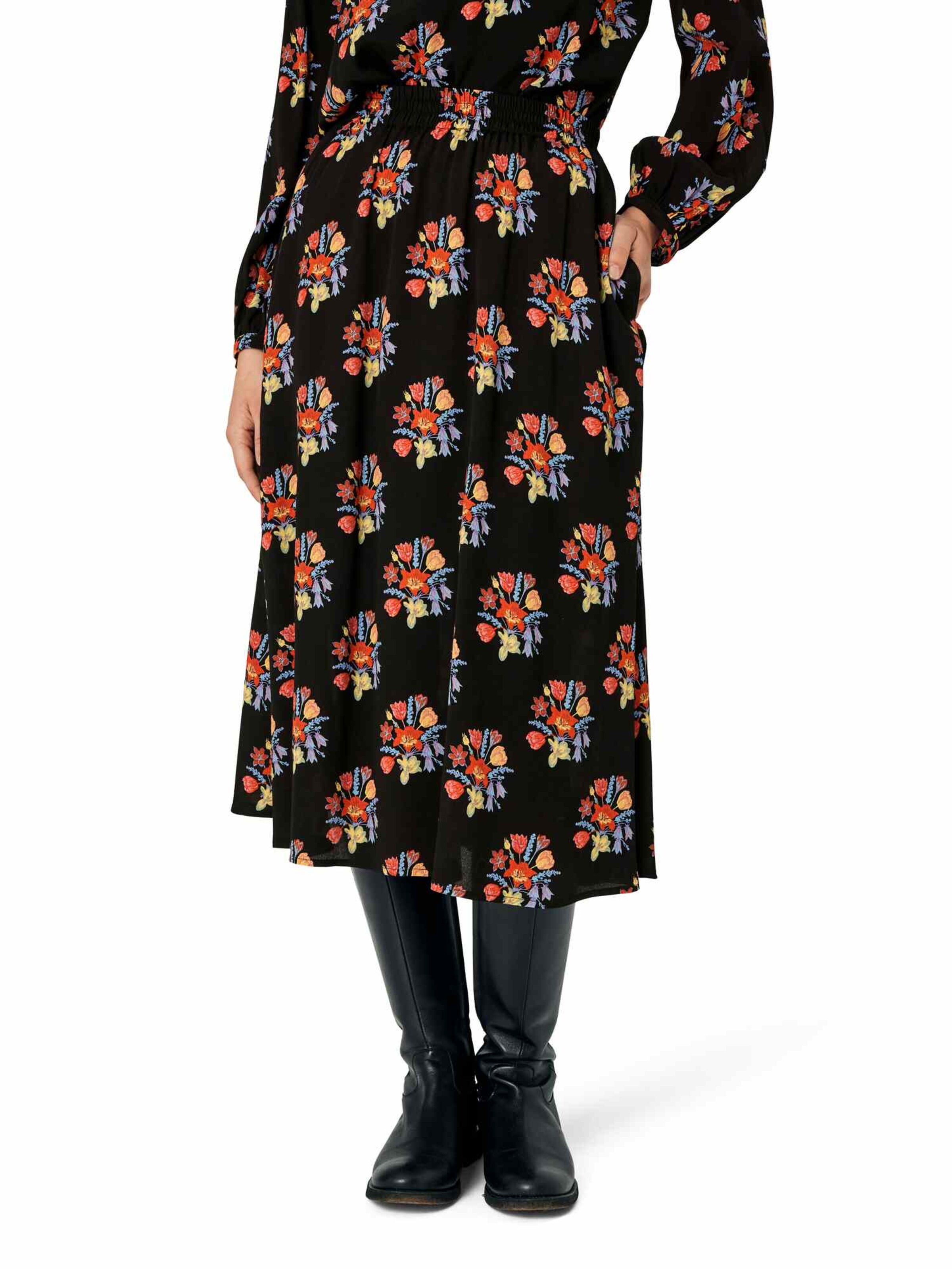 Noa Noa Rock 'Bella' in Schwarz: Vorderseite