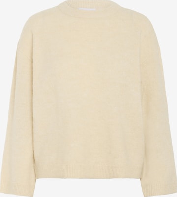 SAINT TROPEZ Sweater 'Larna' in Beige: front