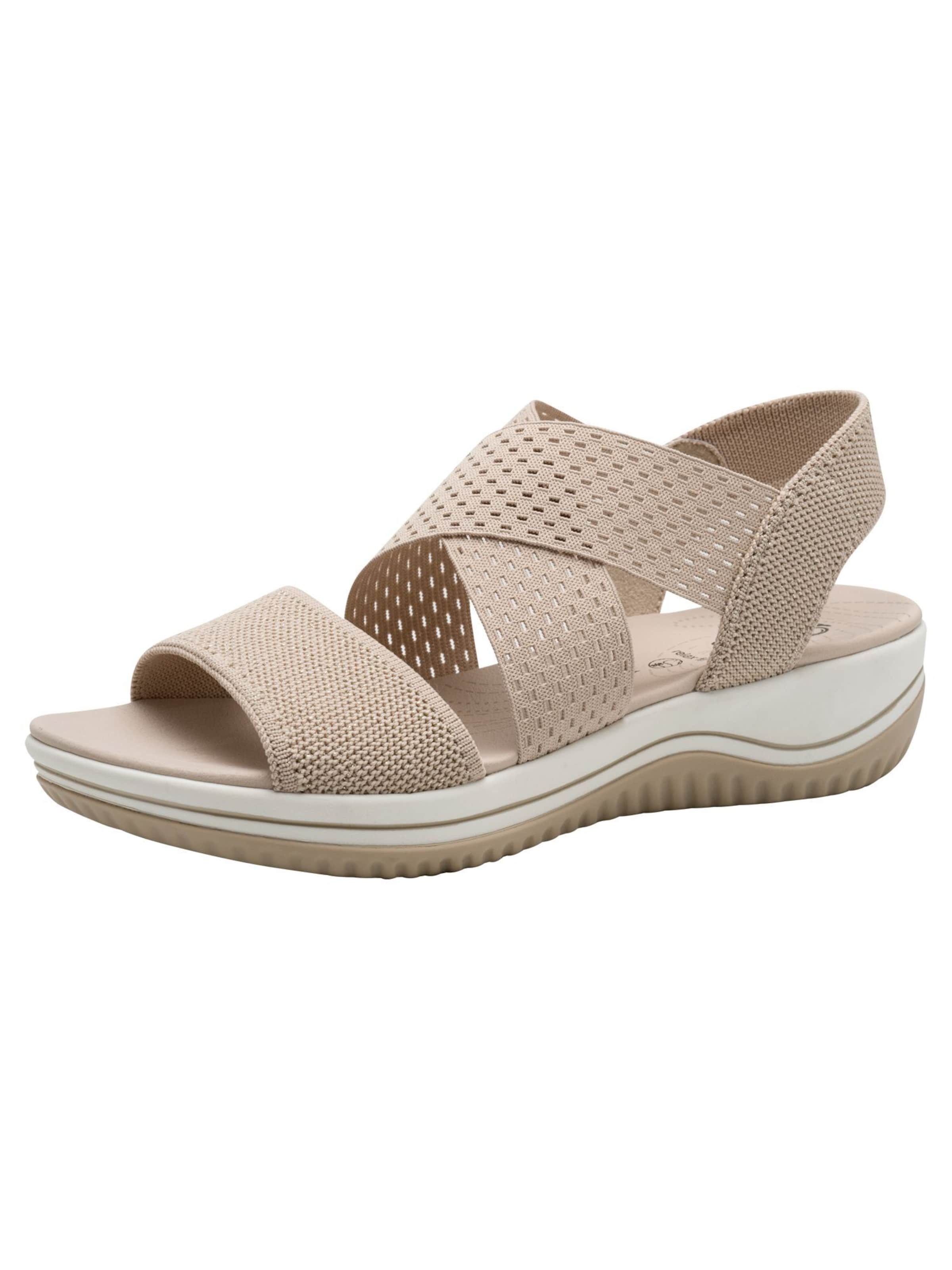 JANA Sandal in Beige: front