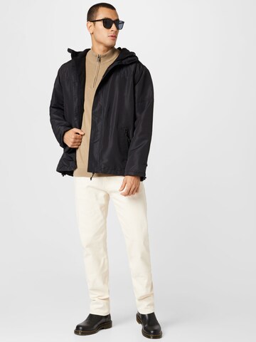 Brandit Between-Season Jacket in Black