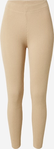 NU-IN Regular Leggings in Beige: front