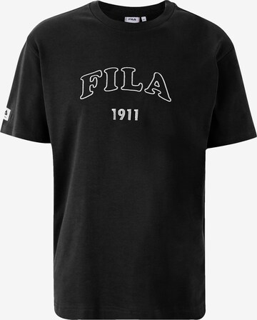 FILA Majica 'TRIPOLI' | črna barva: sprednja stran