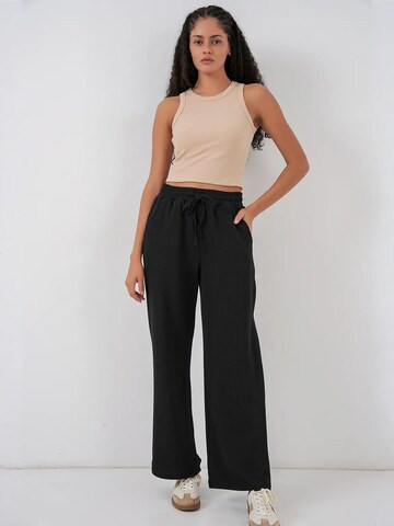 Wide leg Pantaloni di Bigdart in nero