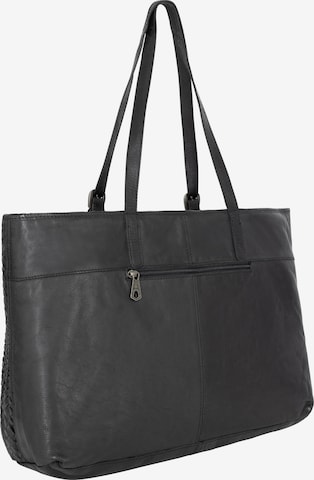 DreiMaster Vintage Handtasche 'Takelage' in Schwarz