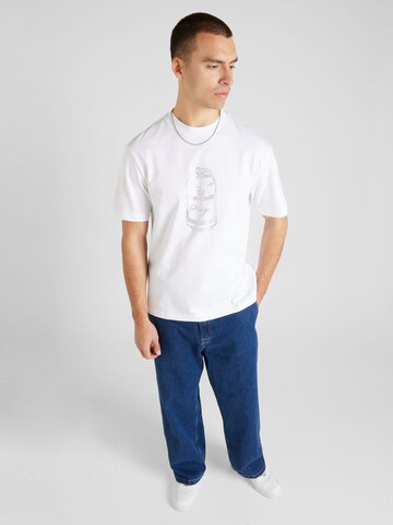 T-Shirt 'Deondrin' HUGO en blanc