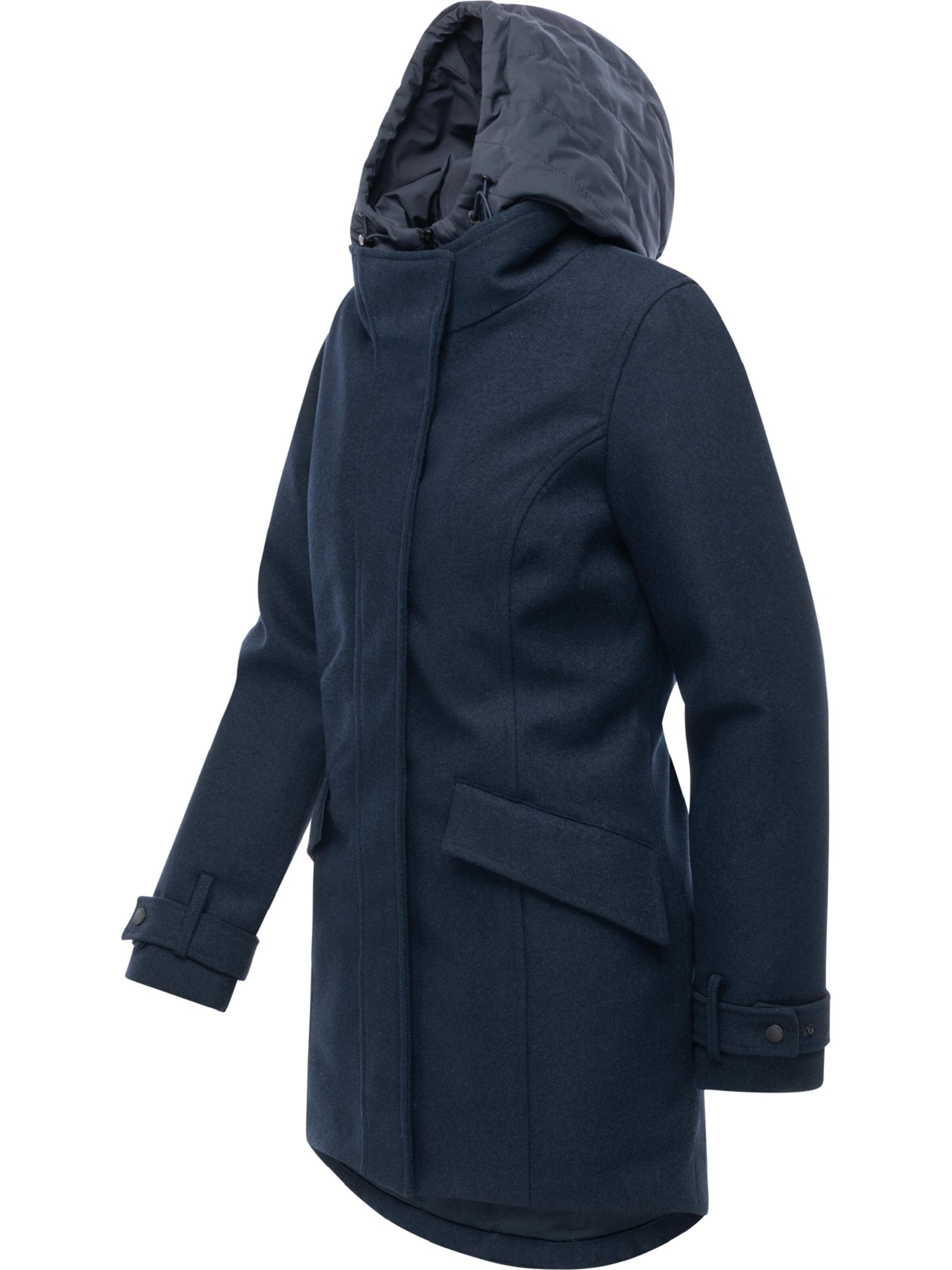 Palton funcțională 'Petuja Felt Youmodo' de la Ragwear pe albastru