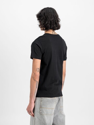 Tricou de la ALPHA INDUSTRIES pe negru