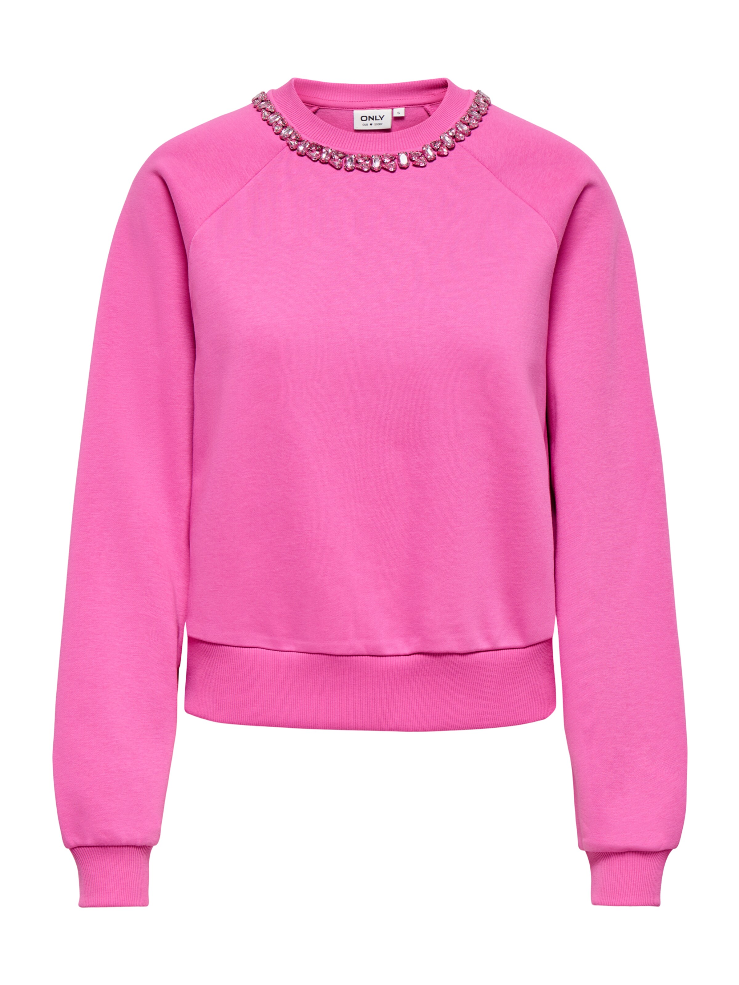 ONLY Sweatshirt 'ONLJETT' in Pink: front