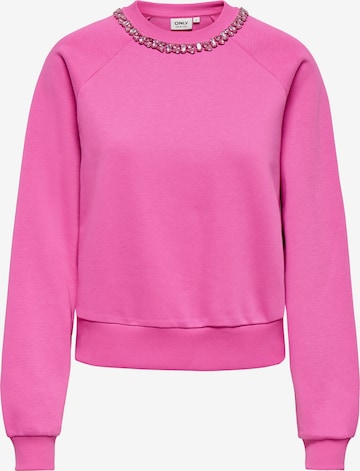 ONLY - Sudadera 'ONLJETT' en rosa: frente