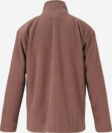 ZigZag Fleece Jacket 'Zap' in Brown
