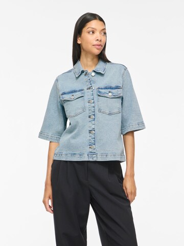 VILA Blouse 'VISol' in Blauw: voorkant