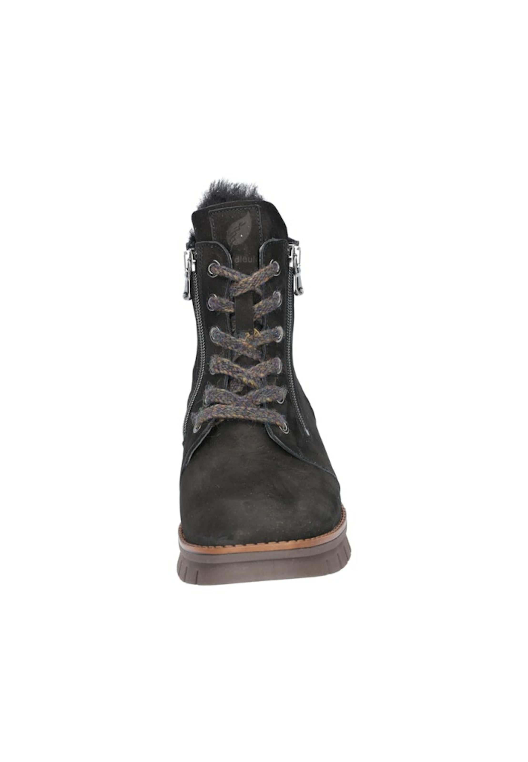 WALDLÄUFER Lace-Up Boots in Black