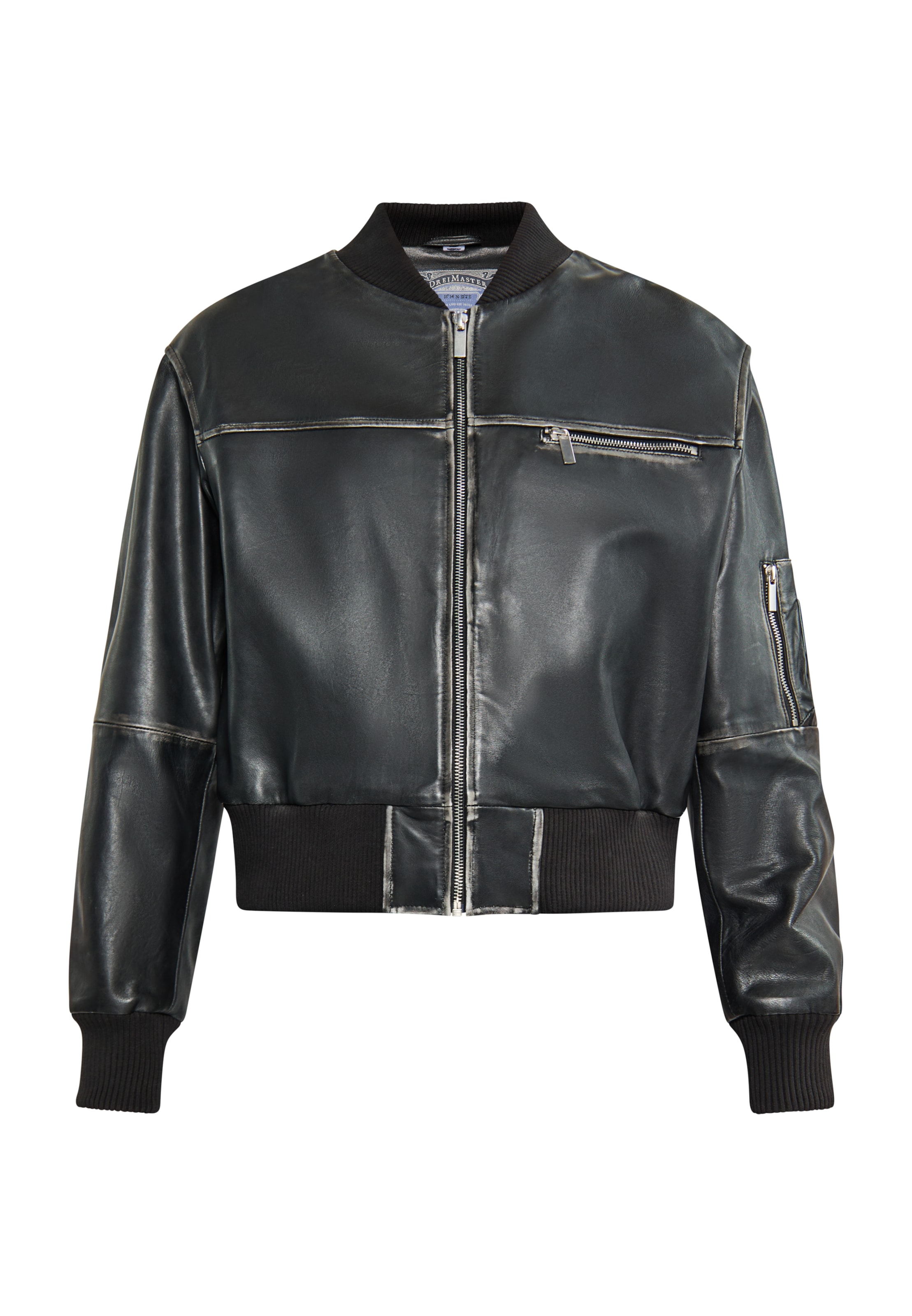 DreiMaster Vintage Between-season jacket in Black: front