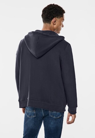 Street One MEN Zip-Up Hoodie in Blue