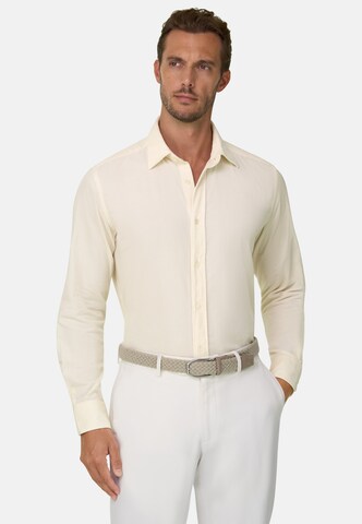 Boggi Milano Shirt in Wit: voorkant