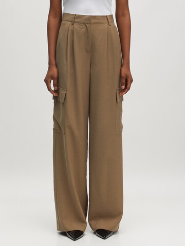 EDITED Loose fit Pants 'Tjarda' in Brown: front