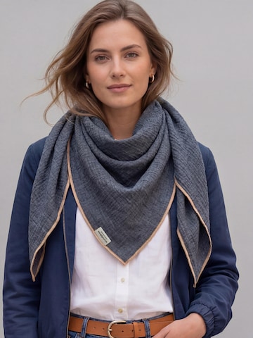 wundabaa Scarf 'Musselin' in Blue