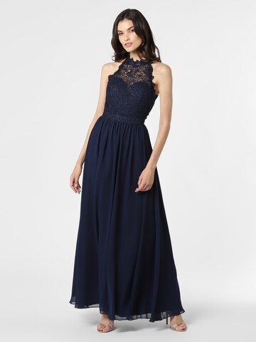 Marie Lund Evening Dress in Blue: front