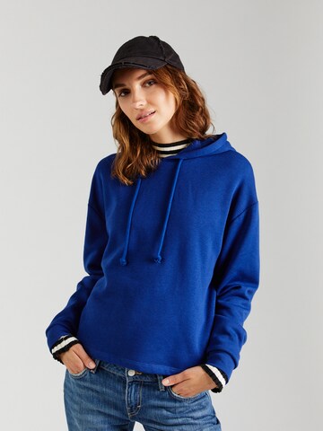 Sweat-shirt 'PCChilli' PIECES en bleu : devant