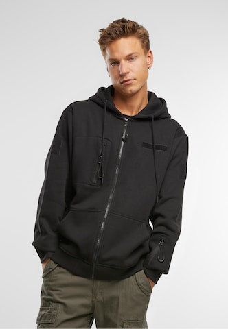 Brandit - Sudadera con cremallera en negro