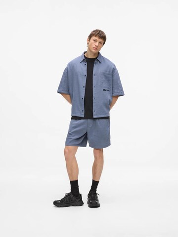 KARL LAGERFELD JEANS Regularny krój Koszula w kolorze szary