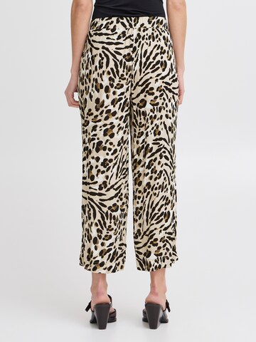 Regular Pantalon 'IHMARRAKECH' ICHI en marron