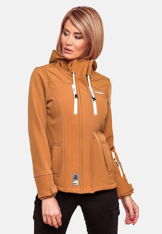 MARIKOO Weatherproof jacket 'Kleine Zicke' in Brown: front