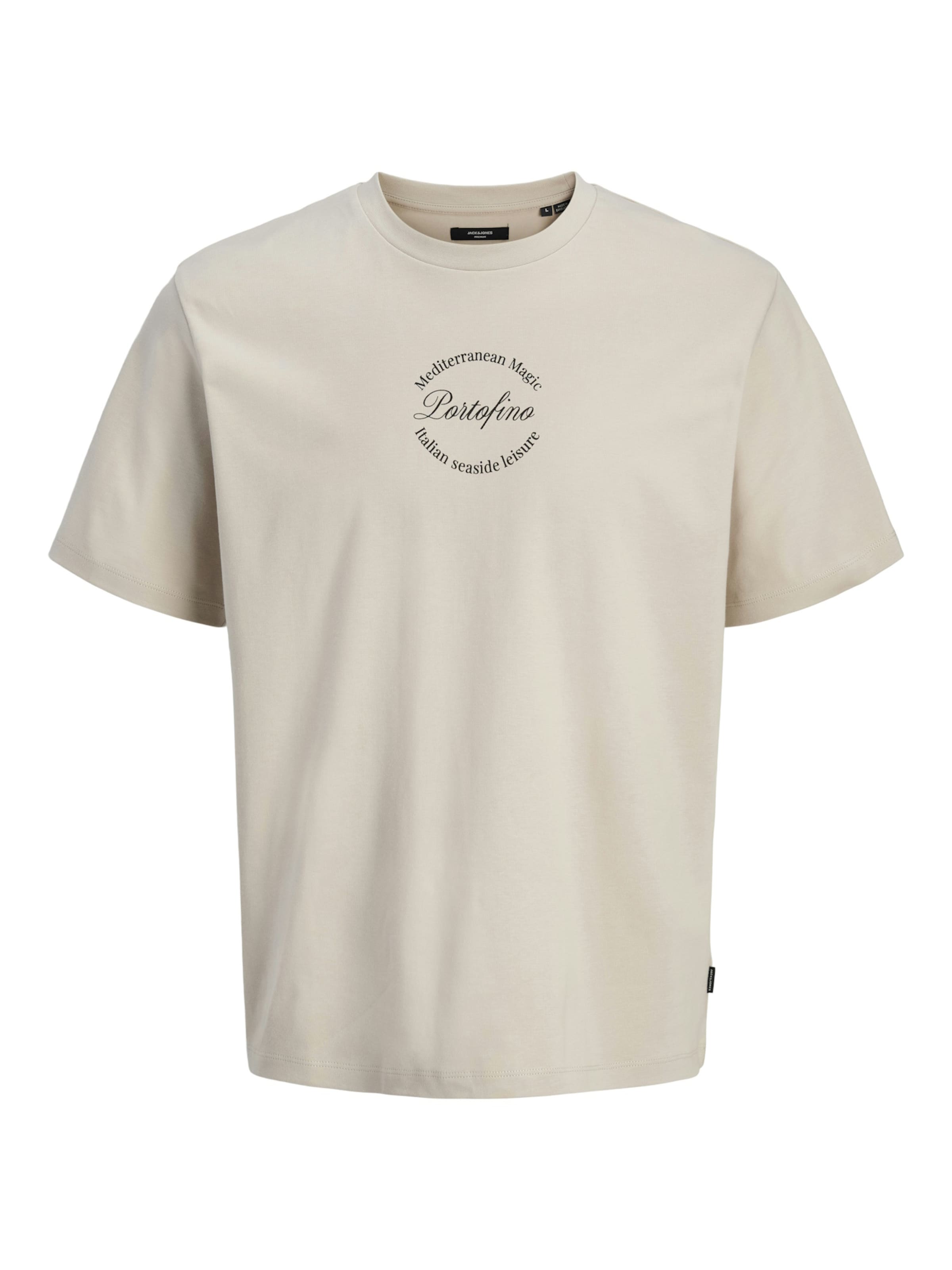 Maglietta 'Destination' di JACK & JONES in grigio: frontale