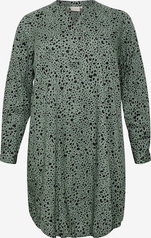 Robe-chemise 'Milana' KAFFE CURVE en vert : devant
