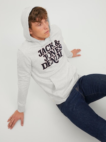 JACK & JONES Sweatshirt 'Rack' in Grey