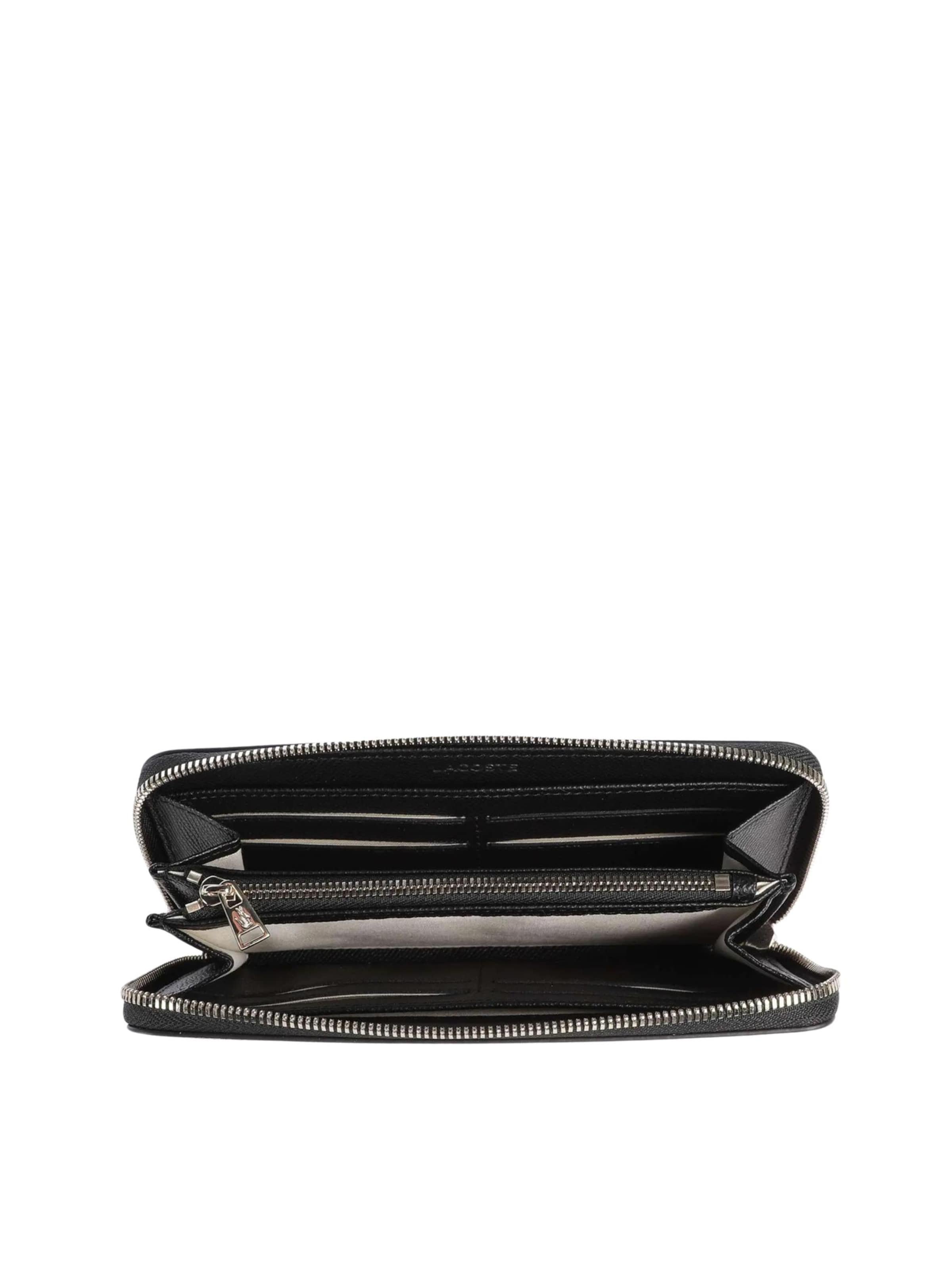 LACOSTE Portmonetka 'Compagnon Champs Elysees' w kolorze czarny