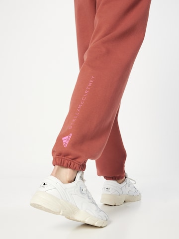 ADIDAS BY STELLA MCCARTNEYTapered Sportske hlače - smeđa boja