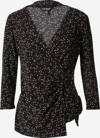 Lauren Ralph Lauren - Blusa 'JAINAB' en negro: frente