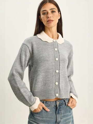 Bianco Lucci Strickjacke 'Strickjacken'‌‌‌‌‌‌‌‌‌ in Grau