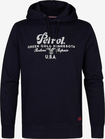 Petrol Industries Sweatshirt 'Yankton.' in Blauw: voorkant