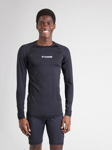 Hummel Functioneel shirt in Zwart: voorkant