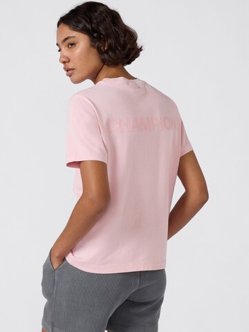 Champion Authentic Athletic Apparel Футболка в Ярко-розовый: спереди